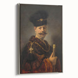 Baroque Art - Majestic Portrait with Ornate Details