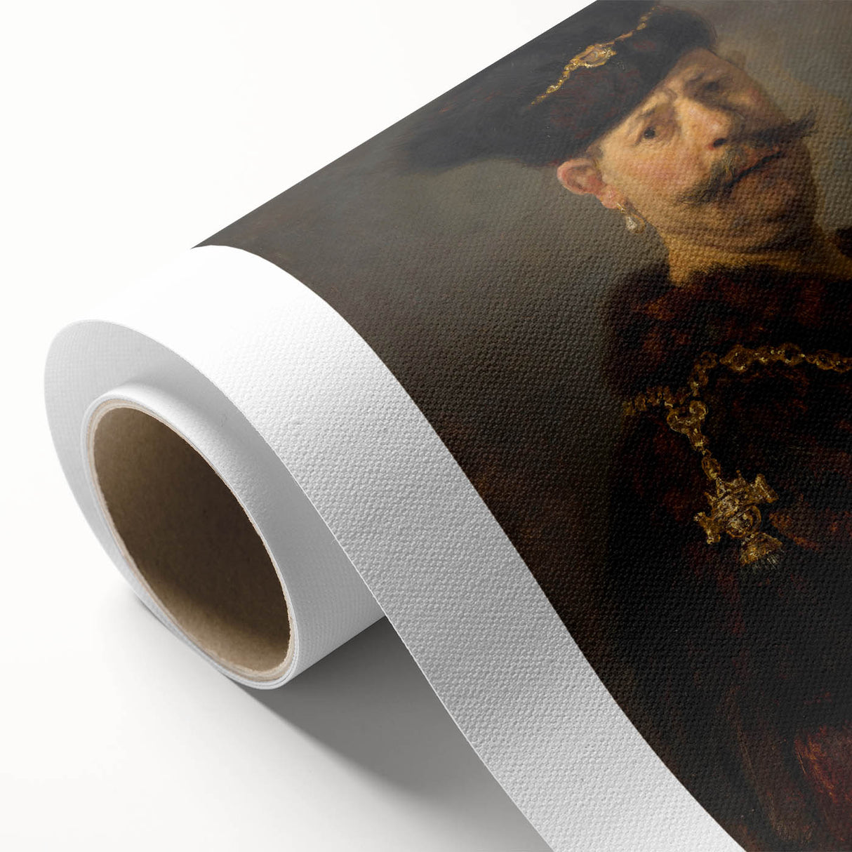 Baroque Art - Majestic Portrait with Ornate Details