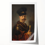 Baroque Art - Majestic Portrait with Ornate Details