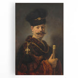 Baroque Art - Majestic Portrait with Ornate Details