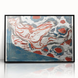 Ernst Ludwig Kirchner's Reclining Nude - Abstract Expressionist Print