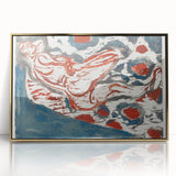 Ernst Ludwig Kirchner's Reclining Nude - Abstract Expressionist Print