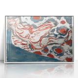 Ernst Ludwig Kirchner's Reclining Nude - Abstract Expressionist Print