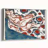 Ernst Ludwig Kirchner's Reclining Nude - Abstract Expressionist Print