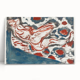 Ernst Ludwig Kirchner's Reclining Nude - Abstract Expressionist Print