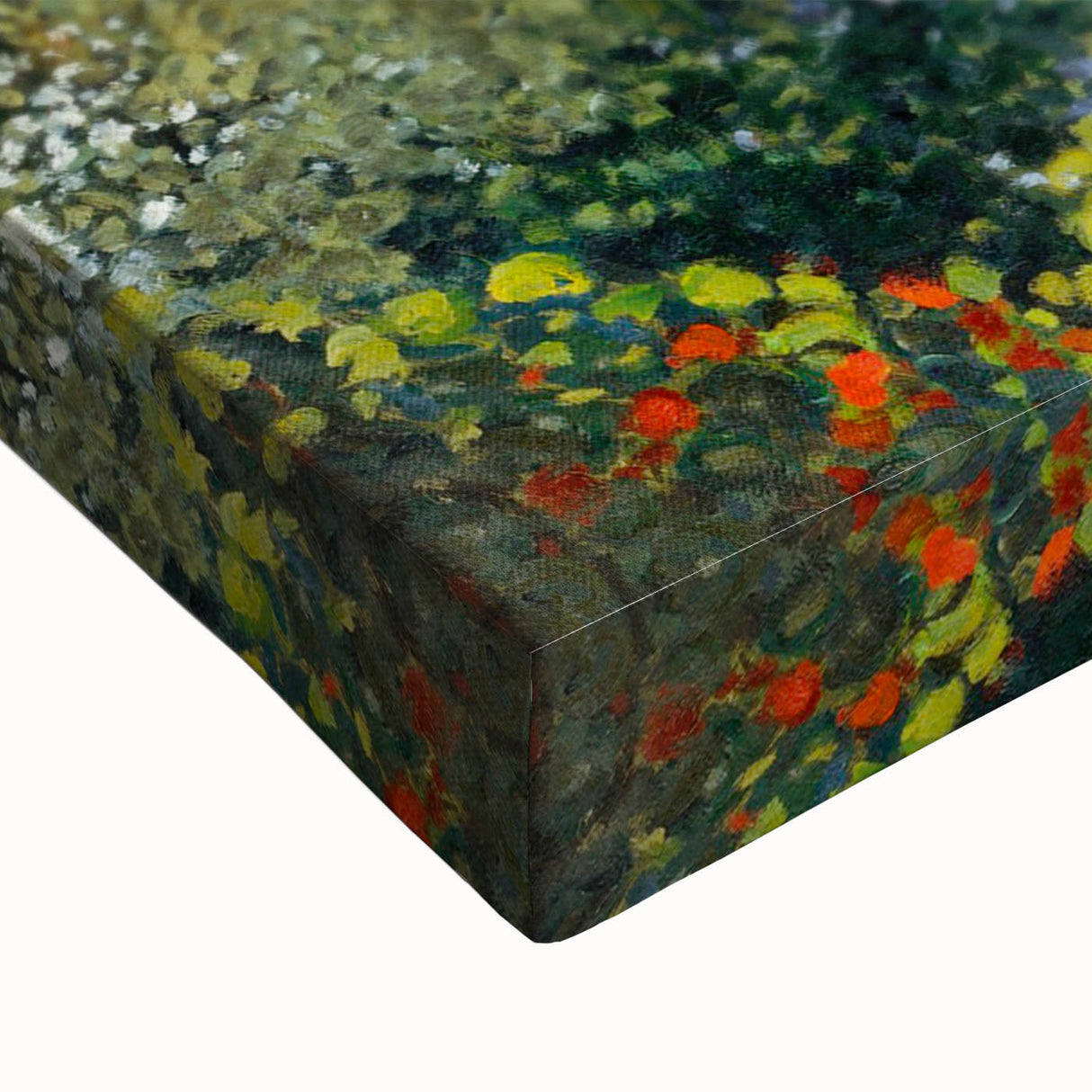 Garden at Sainte-Adresse by Monet: Coastal Impressionist Wall Art Print