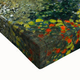 Garden at Sainte-Adresse by Monet: Coastal Impressionist Wall Art Print