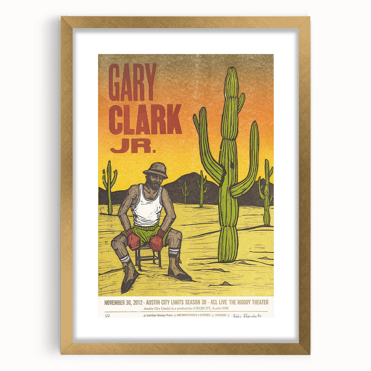 Gary Clark Jr. Retro Wall Art - Vintage Austin City Limits Poster