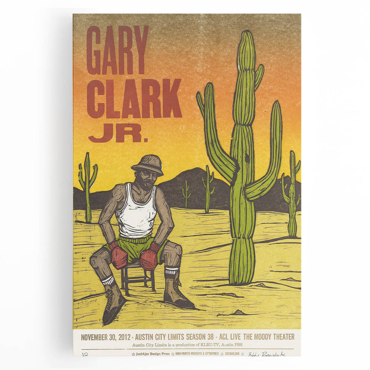Gary Clark Jr. Retro Wall Art - Vintage Austin City Limits Poster