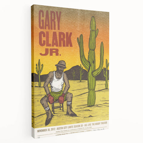 Gary Clark Jr. Retro Wall Art - Vintage Austin City Limits Poster