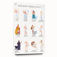 Ancient Greek Gods Educational Wall Art - Kids' Learning Poster