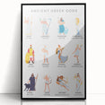 Ancient Greek Gods Educational Wall Art - Kids' Learning Poster