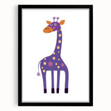 Whimsical Giraffe Print - Children's Wall Decor & Playroom Artwork