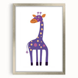 Whimsical Giraffe Print - Children's Wall Decor & Playroom Artwork