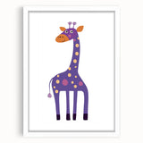 Whimsical Giraffe Print - Children's Wall Decor & Playroom Artwork