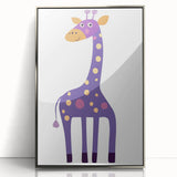 Whimsical Giraffe Print - Children's Wall Decor & Playroom Artwork