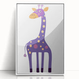 Whimsical Giraffe Print - Children's Wall Decor & Playroom Artwork
