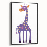 Whimsical Giraffe Print - Children's Wall Decor & Playroom Artwork