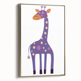 Whimsical Giraffe Print - Children's Wall Decor & Playroom Artwork