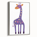 Whimsical Giraffe Print - Children's Wall Decor & Playroom Artwork