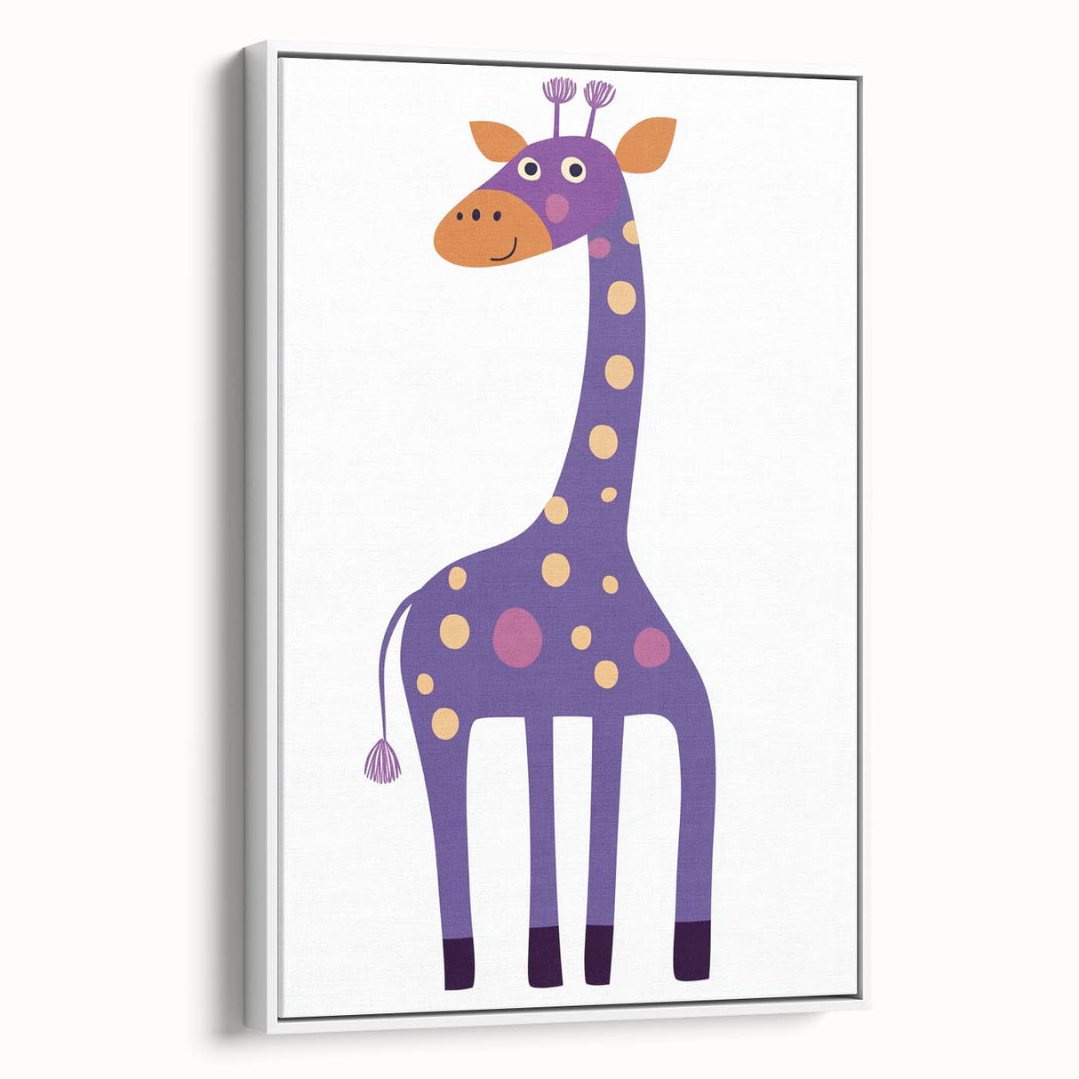 Whimsical Giraffe Print - Children's Wall Decor & Playroom Artwork