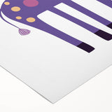 Whimsical Giraffe Print - Children's Wall Decor & Playroom Artwork