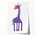 Whimsical Giraffe Print - Children's Wall Decor & Playroom Artwork