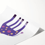 Whimsical Giraffe Print - Children's Wall Decor & Playroom Artwork