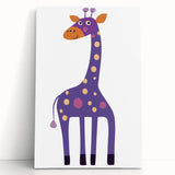 Whimsical Giraffe Print - Children's Wall Decor & Playroom Artwork