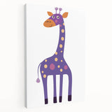 Whimsical Giraffe Print - Children's Wall Decor & Playroom Artwork