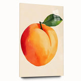 Peach Fruit Nursery Wall Art - Baby Room & Kids Room Decor