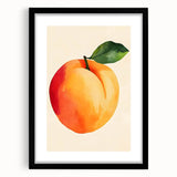 Peach Fruit Nursery Wall Art - Baby Room & Kids Room Decor