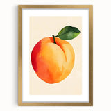 Peach Fruit Nursery Wall Art - Baby Room & Kids Room Decor