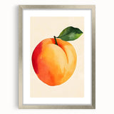 Peach Fruit Nursery Wall Art - Baby Room & Kids Room Decor