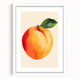 Peach Fruit Nursery Wall Art - Baby Room & Kids Room Decor