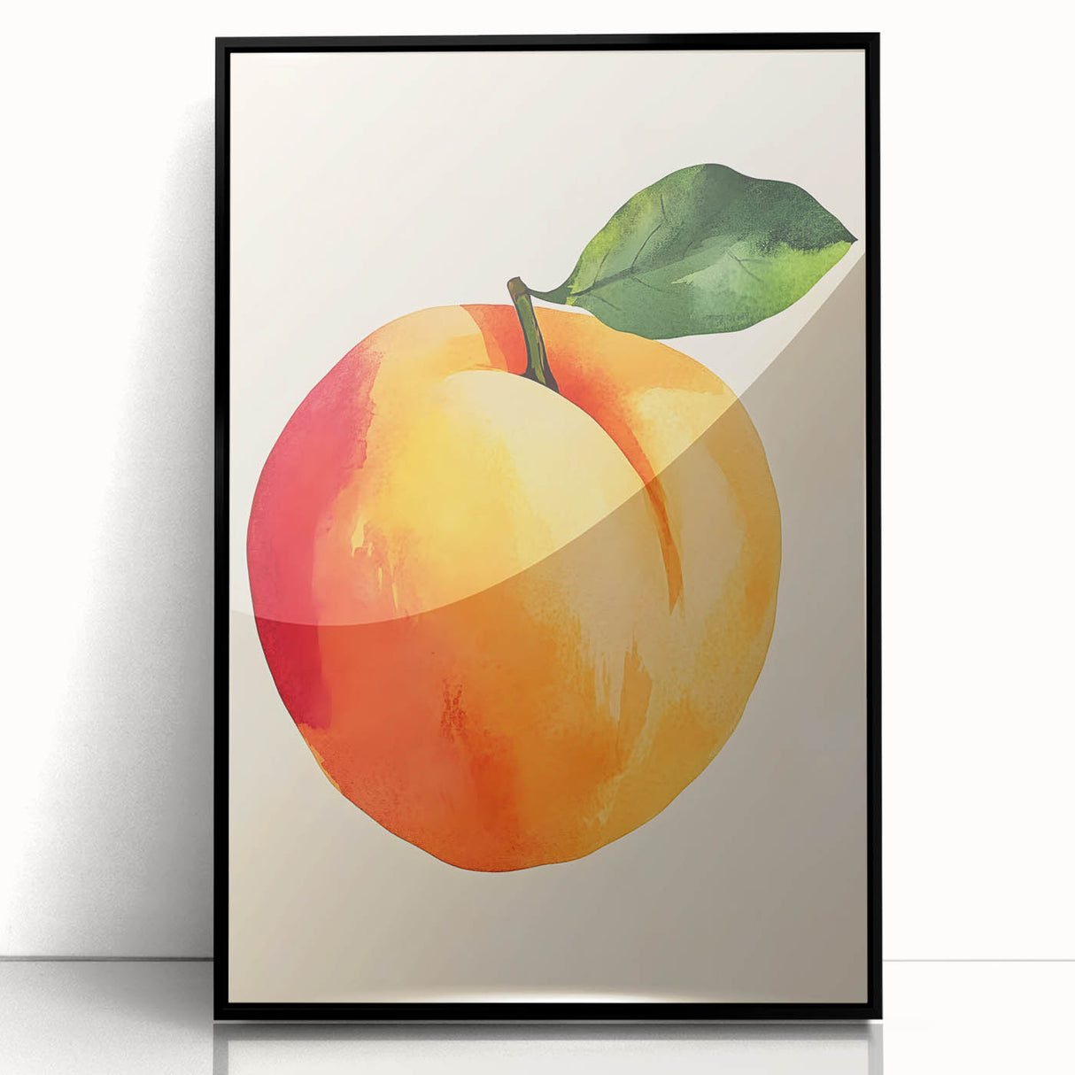Peach Fruit Nursery Wall Art - Baby Room & Kids Room Decor
