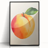 Peach Fruit Nursery Wall Art - Baby Room & Kids Room Decor