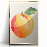 Peach Fruit Nursery Wall Art - Baby Room & Kids Room Decor
