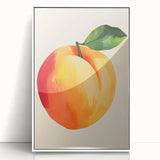 Peach Fruit Nursery Wall Art - Baby Room & Kids Room Decor