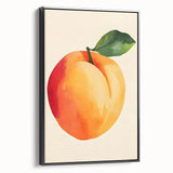 Peach Fruit Nursery Wall Art - Baby Room & Kids Room Decor
