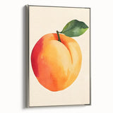 Peach Fruit Nursery Wall Art - Baby Room & Kids Room Decor