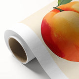 Peach Fruit Nursery Wall Art - Baby Room & Kids Room Decor