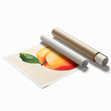 Peach Fruit Nursery Wall Art - Baby Room & Kids Room Decor