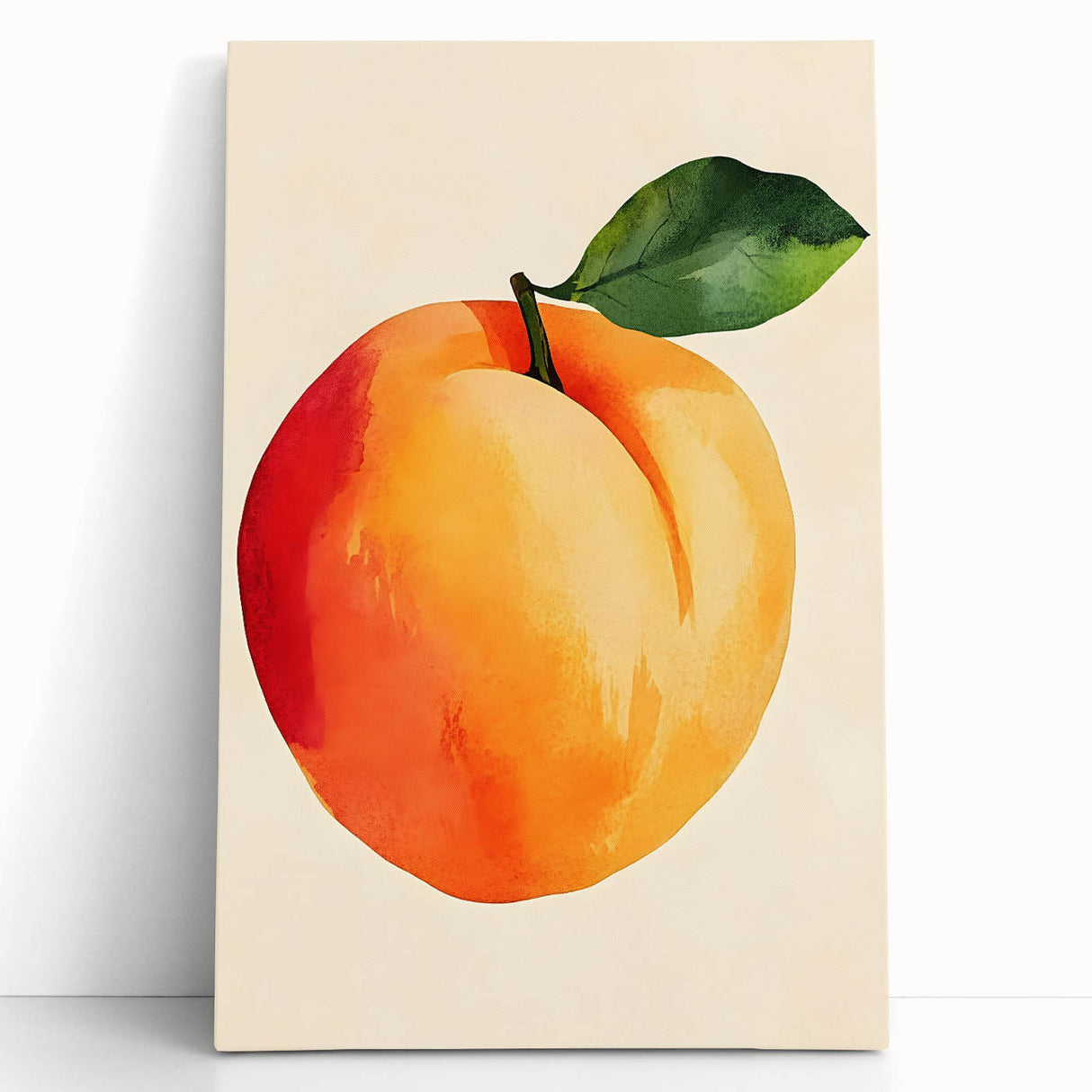 Peach Fruit Nursery Wall Art - Baby Room & Kids Room Decor