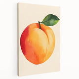 Peach Fruit Nursery Wall Art - Baby Room & Kids Room Decor