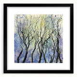 Serene Abstract Tree Art – Contemporary Dining Room Canvas