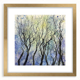 Serene Abstract Tree Art – Contemporary Dining Room Canvas