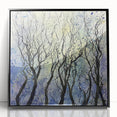 Serene Abstract Tree Art – Contemporary Dining Room Canvas