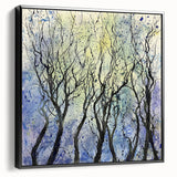 Serene Abstract Tree Art – Contemporary Dining Room Canvas