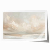 Abstract landscape wall art print showcasing vibrant colors and fluid shapes, rolled for easy transport, perfect for modern home decor. Ideal for art enthusiasts seeking unique, eye-catching pieces to enhance their living spaces.